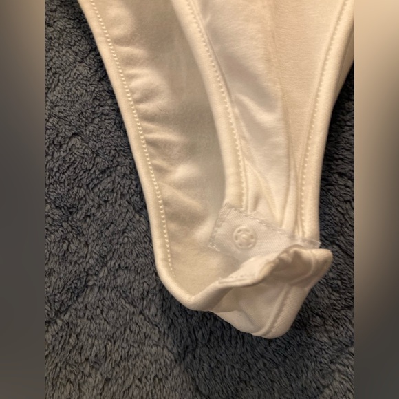 True white bodysuit — NWOT - Picture 3 of 8